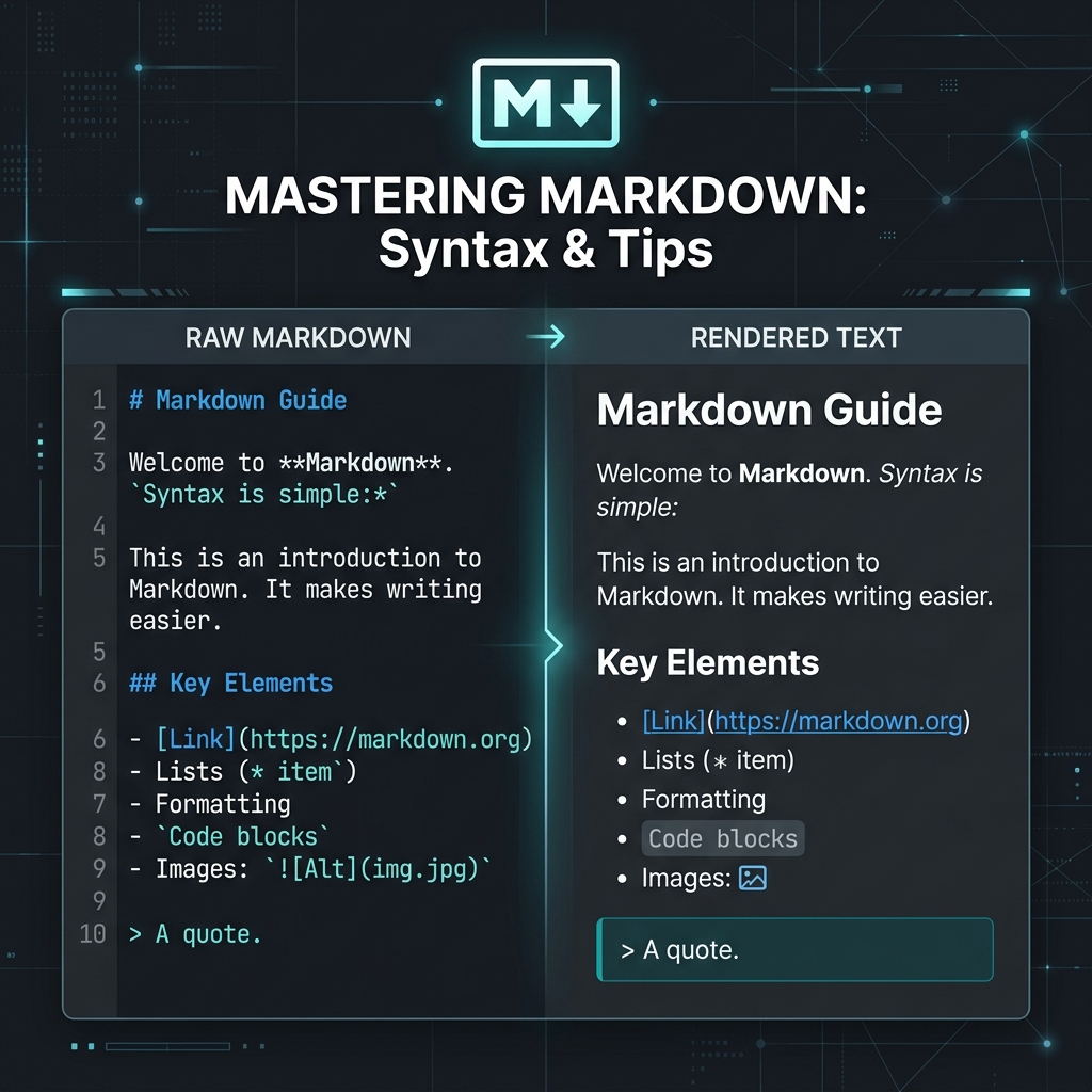 Markdown Cheat Sheet: The Complete Reference